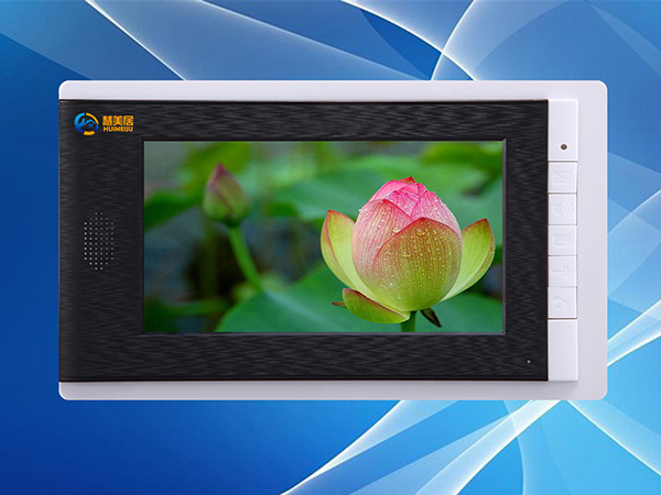 供应网线彩色可视楼宇对讲7寸分机