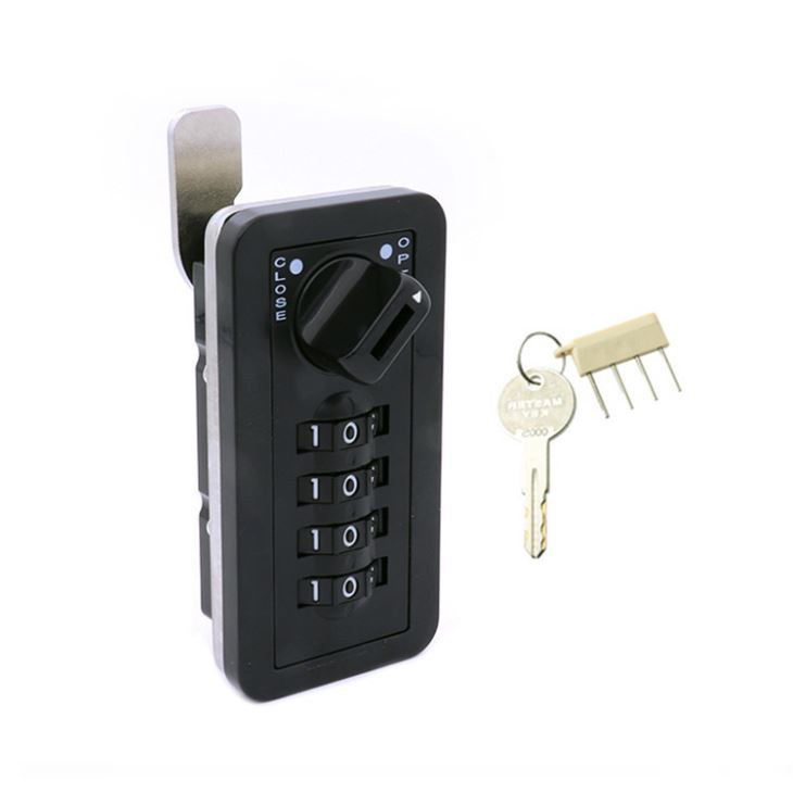 黑色四位机械密码锁 MK707-3