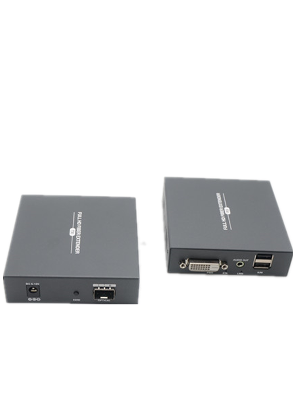 新锐视听 DVI KVM光端机 光纤延长器 光纤传输器 光纤收发器