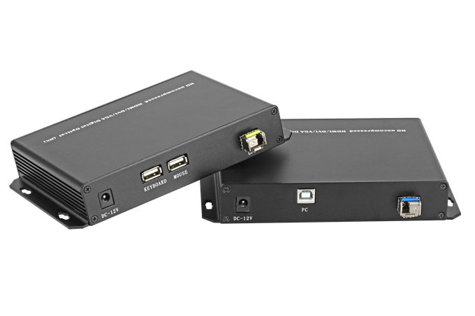 新锐视听 VGA KVM光端机 光纤延长器 光纤传输器 光纤收发器