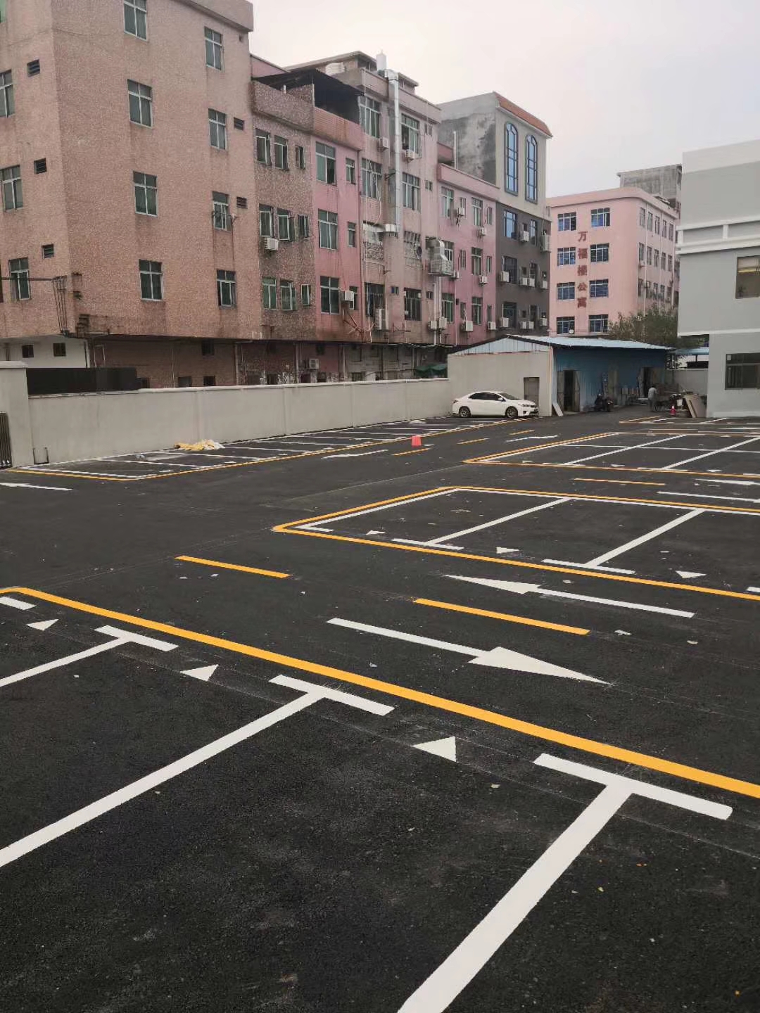 东莞车位划线_塘厦停车位划线_东莞地下停车场规划设计划线