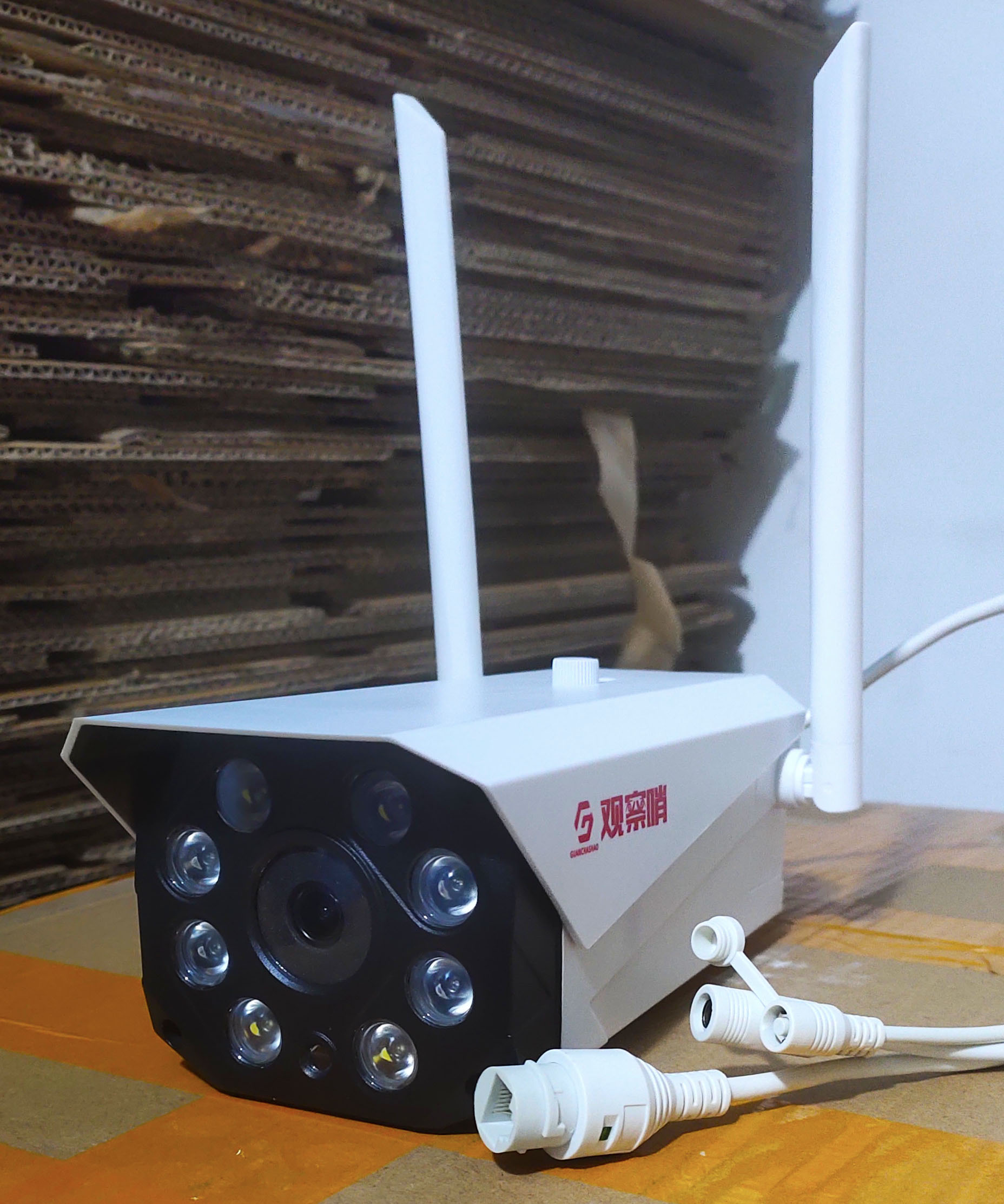 供应 观察哨300万像素无线插卡摄像机 全彩 红外或切换 超高清