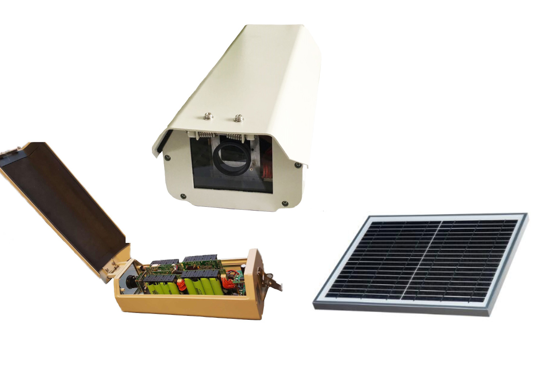 3G 4G 500万低功耗太阳能拍照摄像一体机，星光夜视