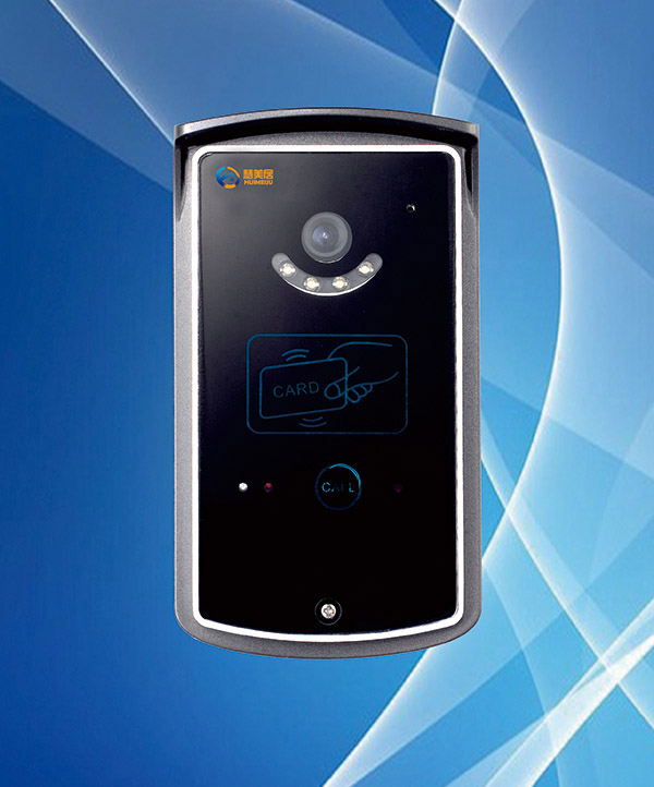 供应慧美居品牌网线数码彩色可视门铃主机