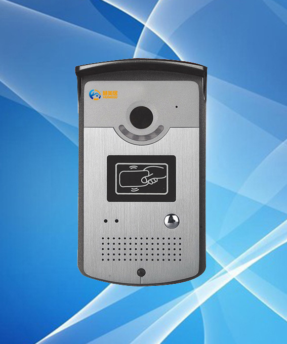 供应慧美居品牌网线数码黑白可视对讲门铃主机