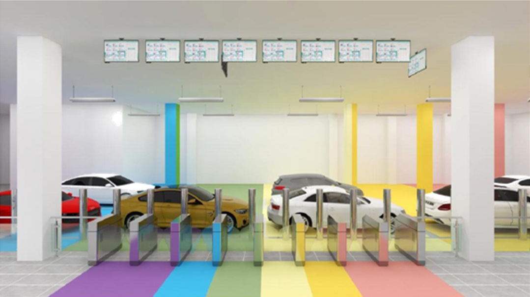无锡卡博斯地下车库智慧接送系统CBS-JS02 学生刷卡人脸识别接送系统