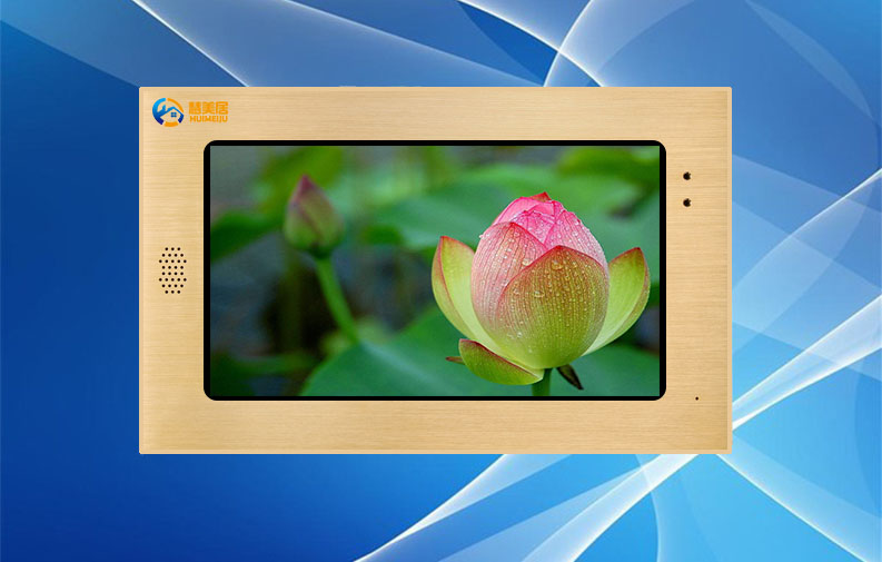 供应网线彩色可视楼宇对讲7寸分机