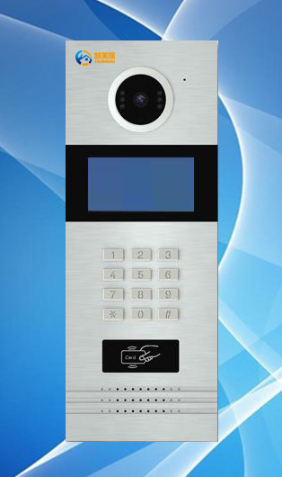 供应慧美居品牌网线数码彩色可视楼宇对讲系统