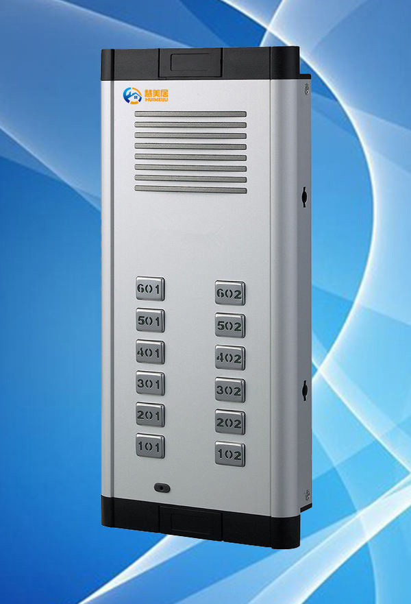 供应佛山网线黑白可视楼宇对讲主机