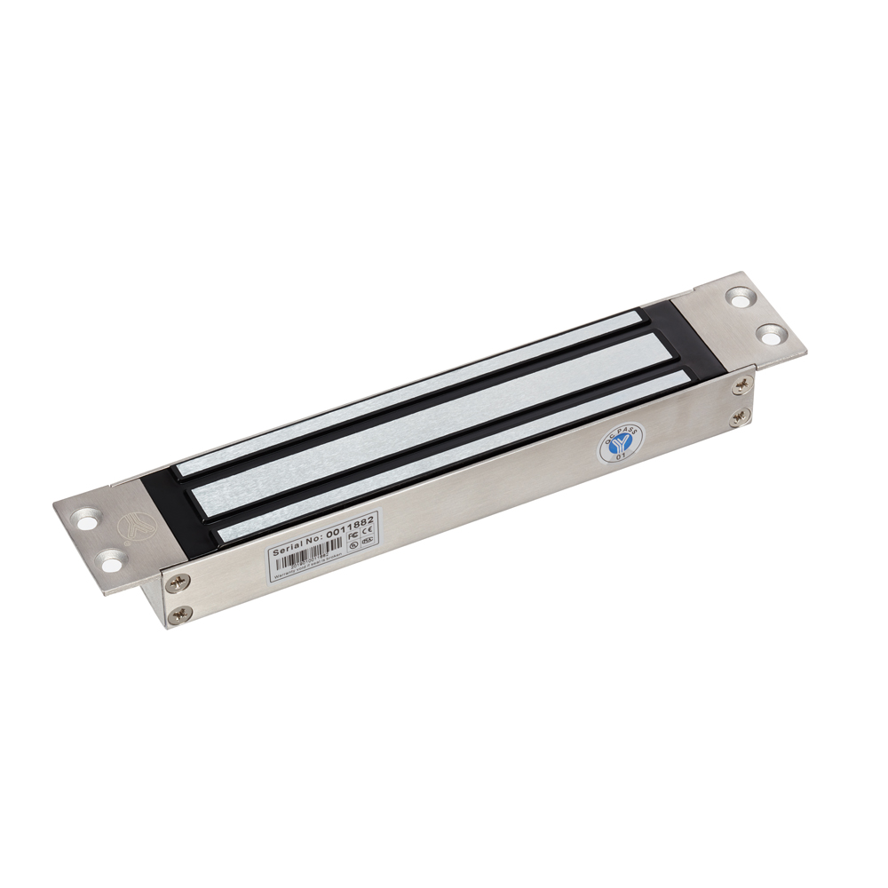 意林电子｜暗装单门磁力锁（不锈钢）