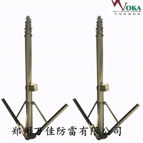 ​速新SX-BL01升降避雷针 20米移动升降立柱避雷针