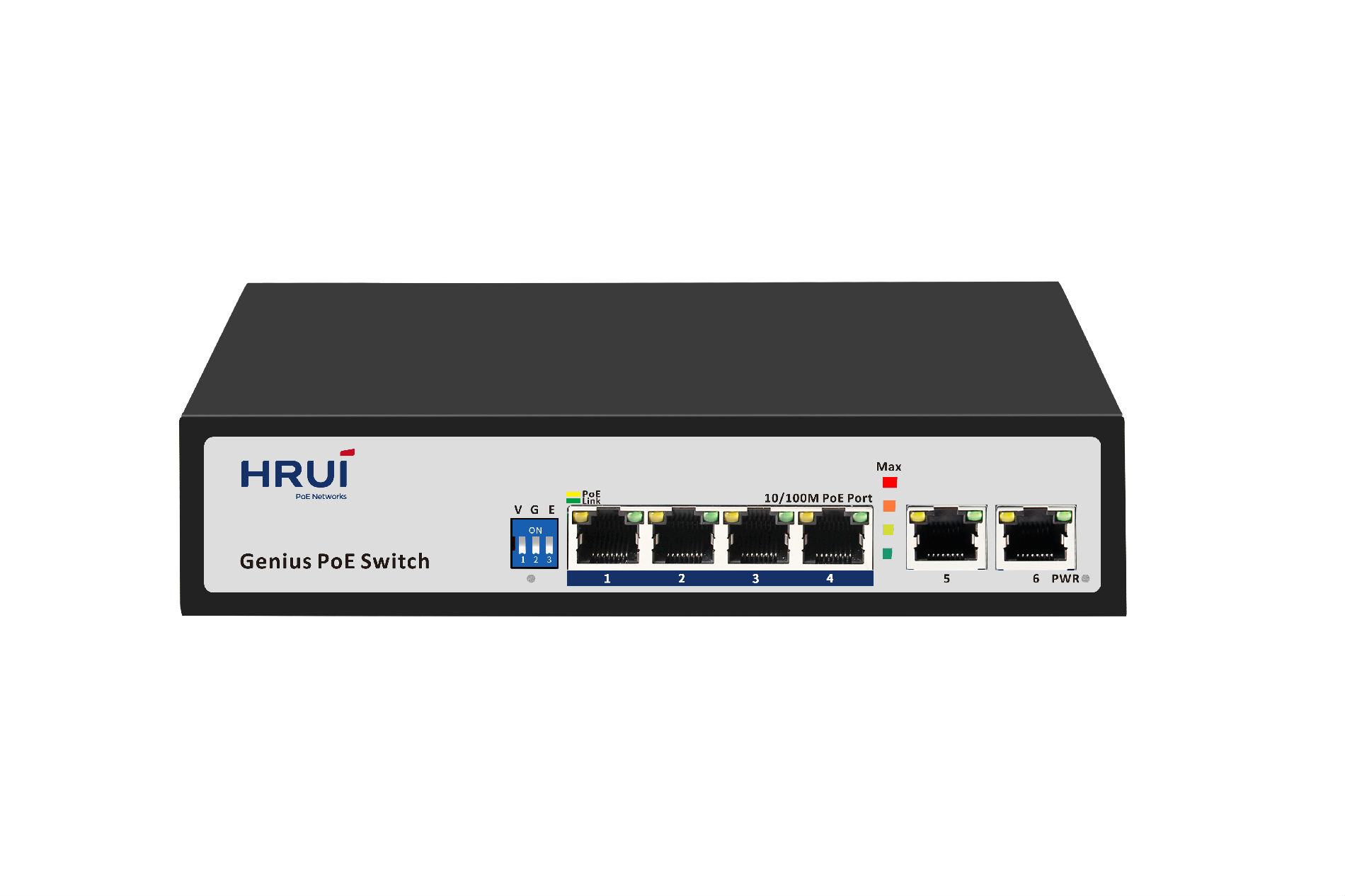 6口百兆PoE交换机