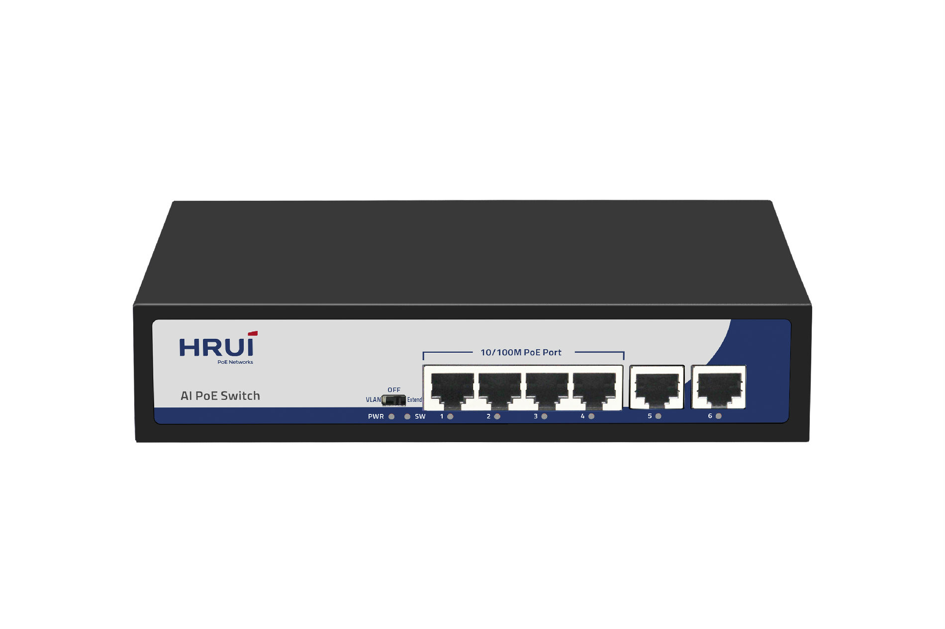 6口百兆PoE交换机
