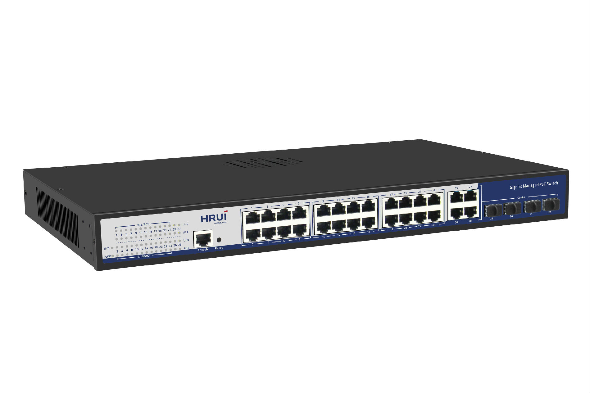 32口千兆管理型PoE交换机