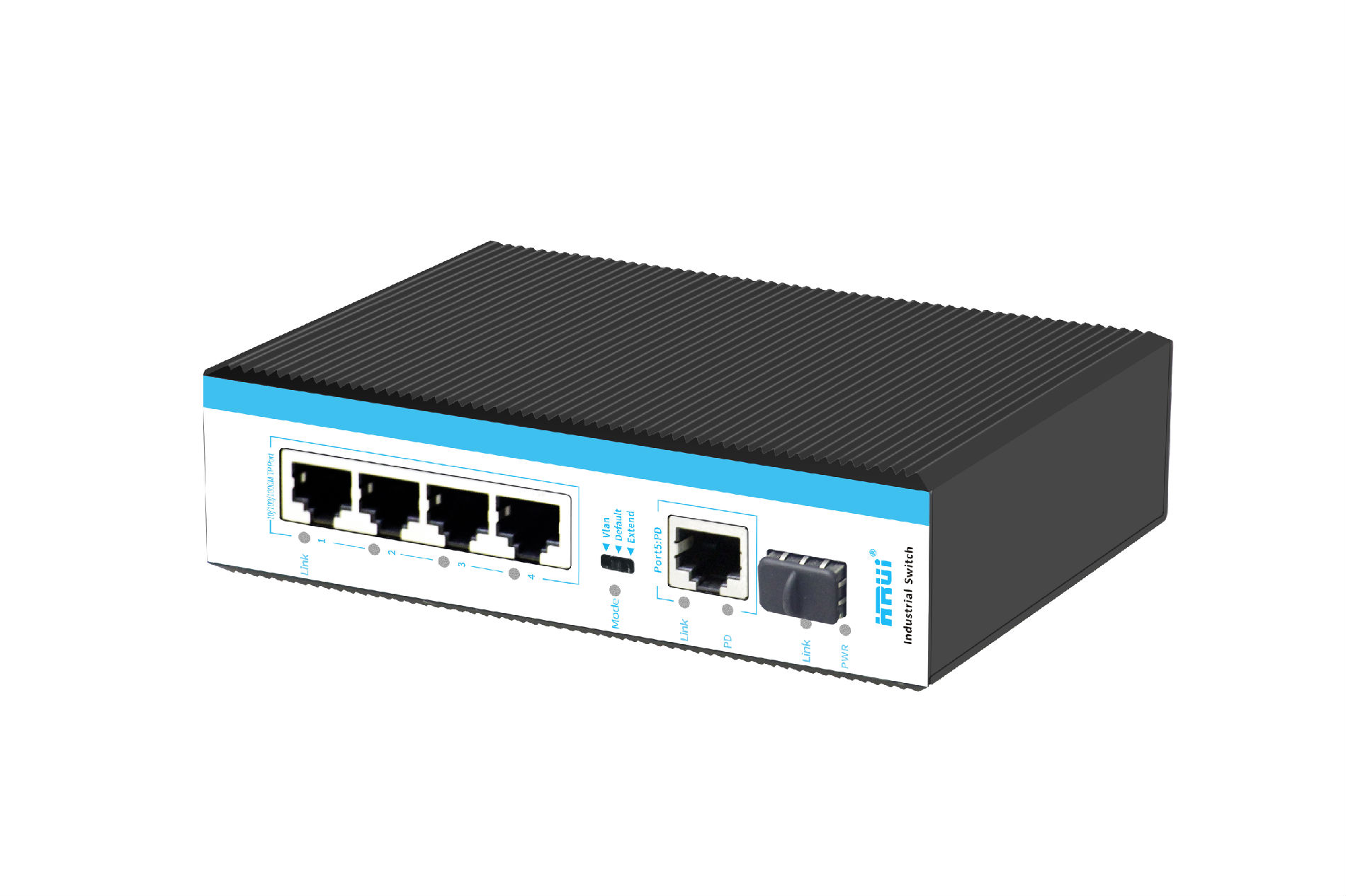 6口千兆工业级以太网交换机