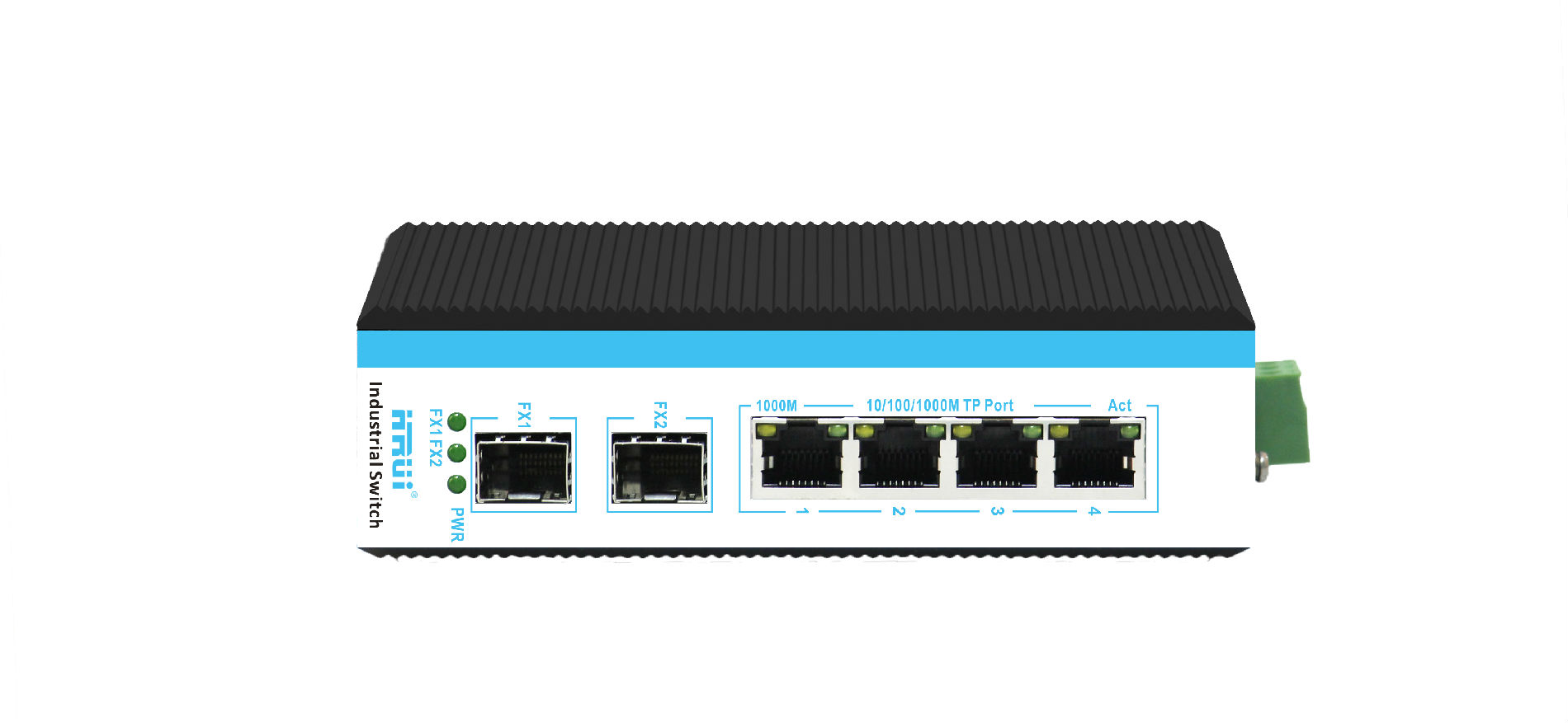 6口千兆工业级以太网交换机