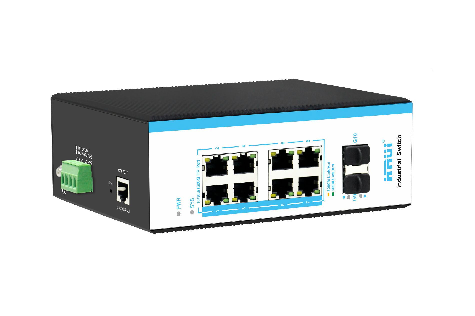 10口千兆工业级管理型以太网交换机