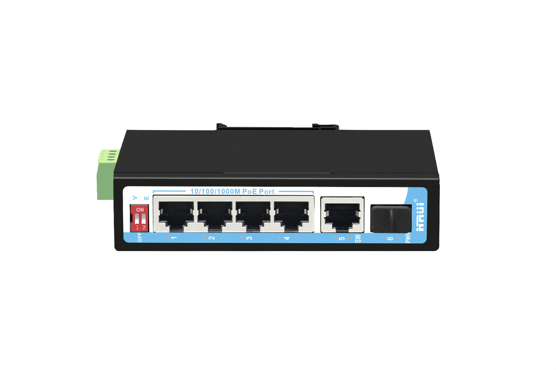 6口千兆工业级PoE交换机