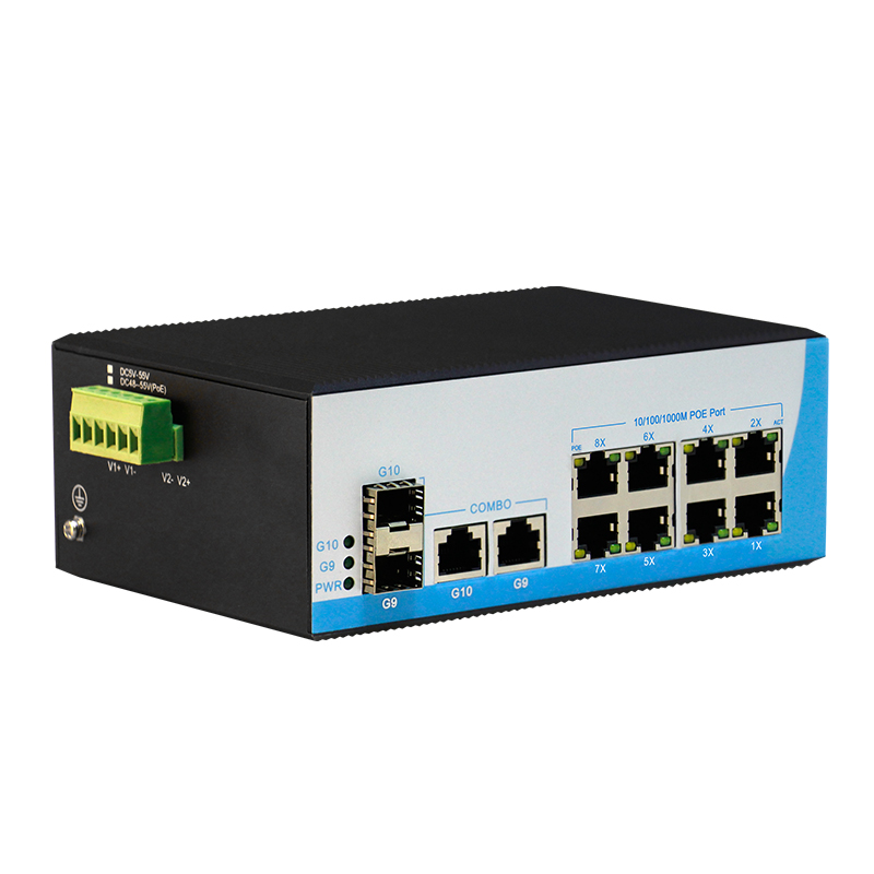 12口千兆工业级PoE交换机