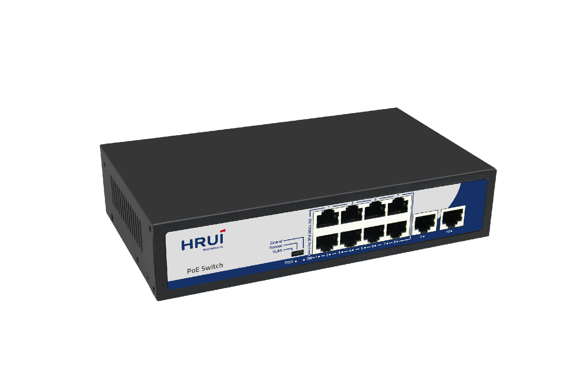 10口百兆非管理型24V PoE交换机