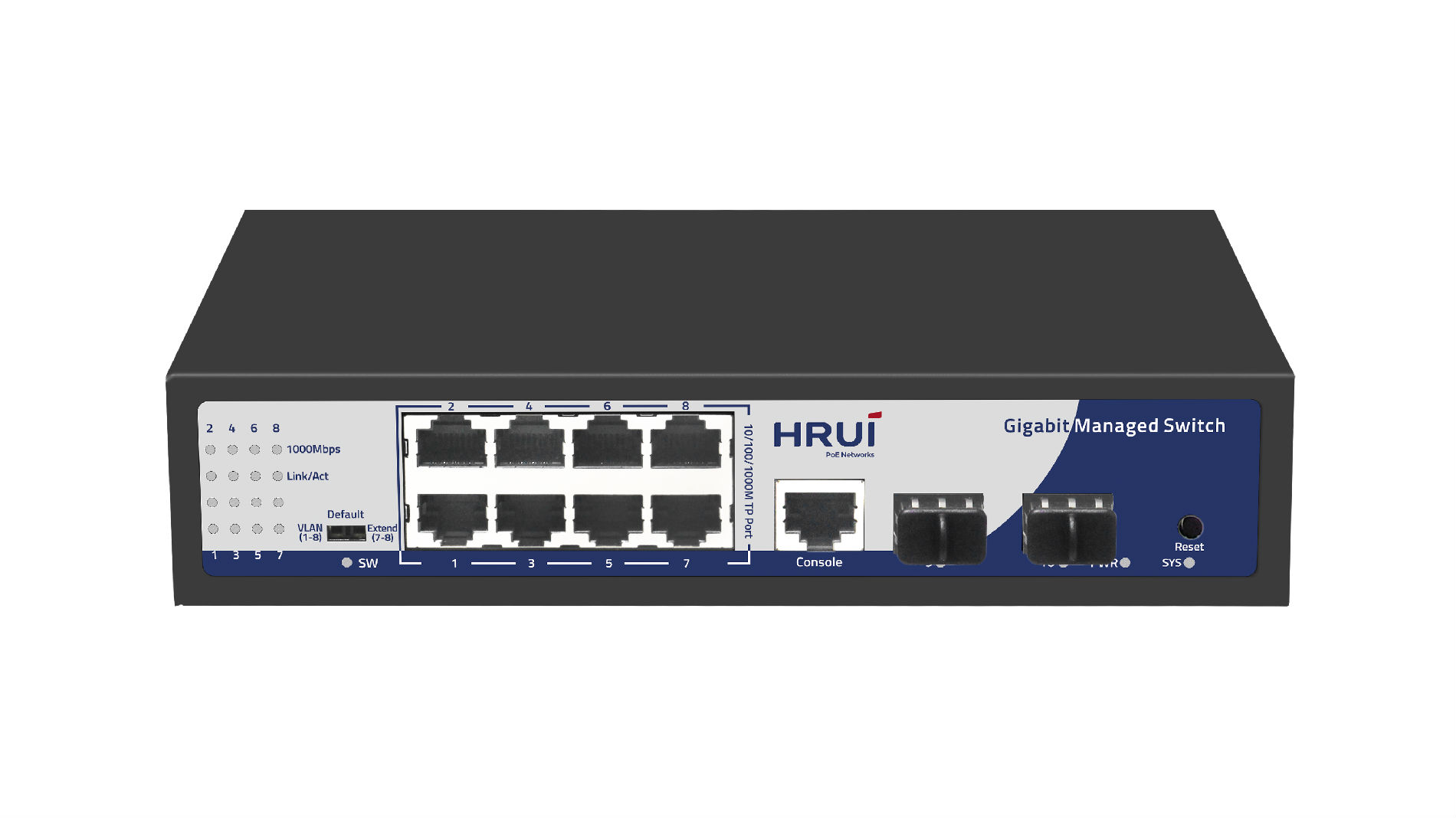 10口千兆管理型以太网交换机