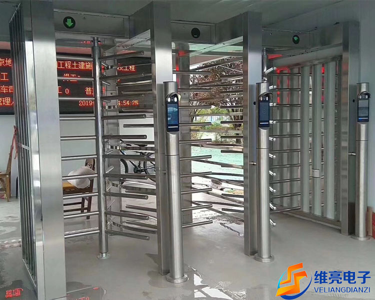 人脸识别十字转闸，双向人脸识别转闸，不锈钢双通道转闸
