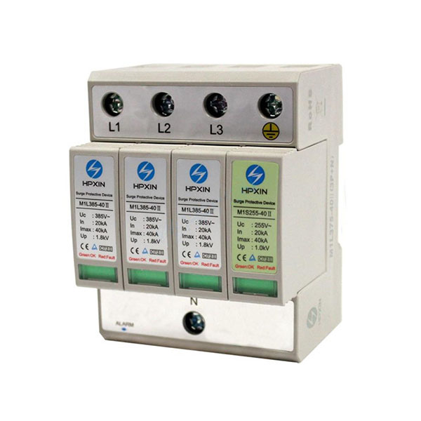 三相电源防雷器，40kA，C级浪涌保护器