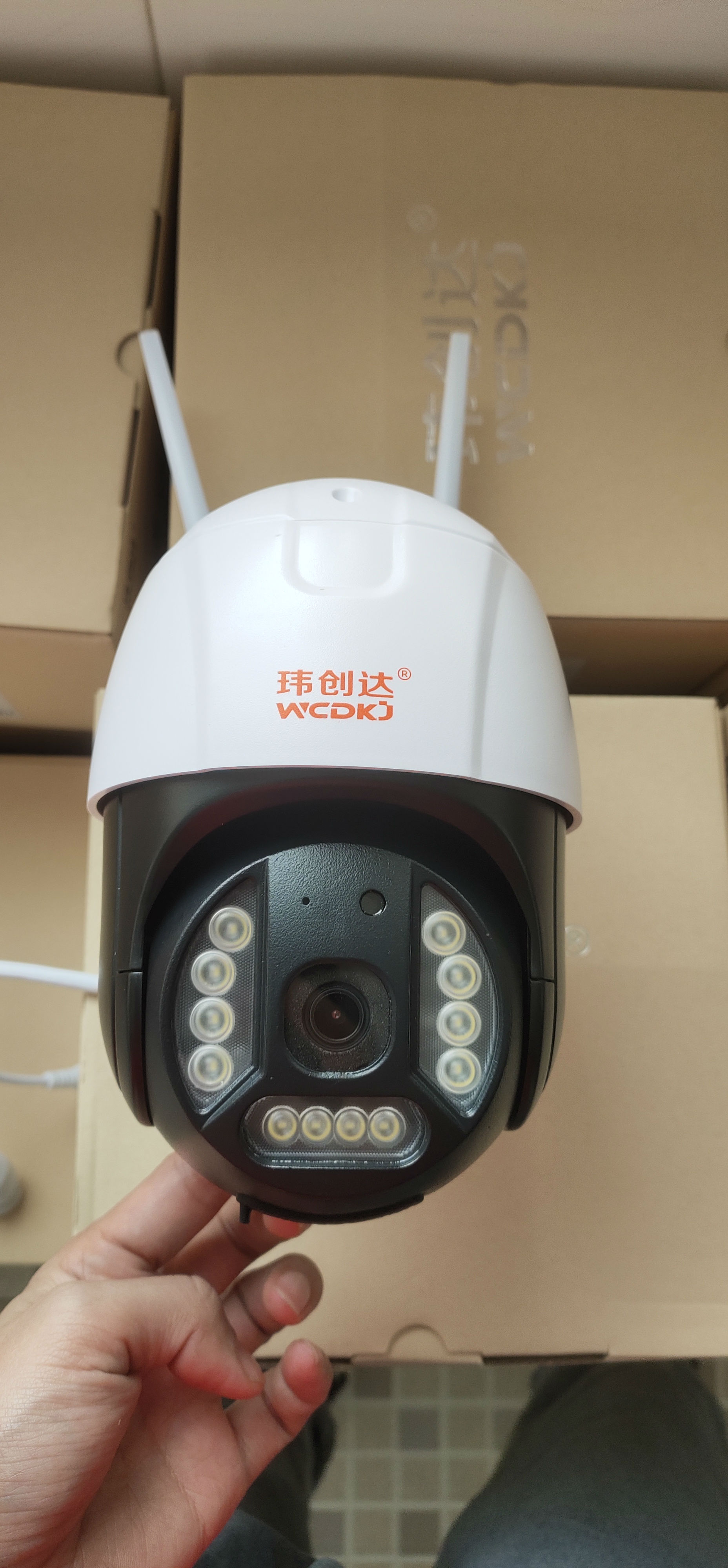 天视通方案无线插卡小球机，WiFi，有线，热点，300万像素