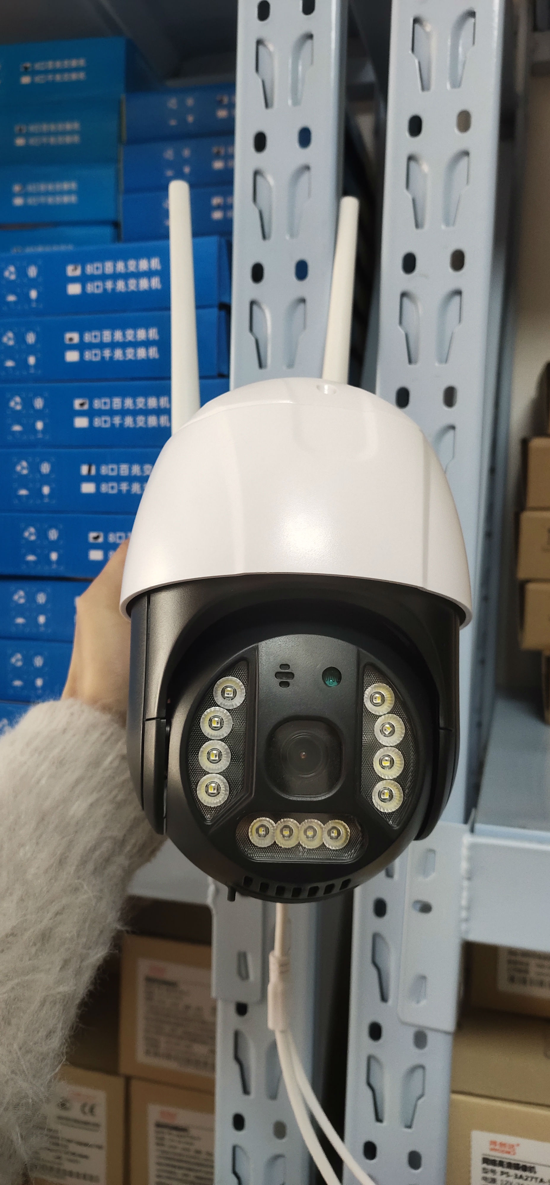 阿里云无线插卡小球机 300万像素 WIFI,热点，有线，