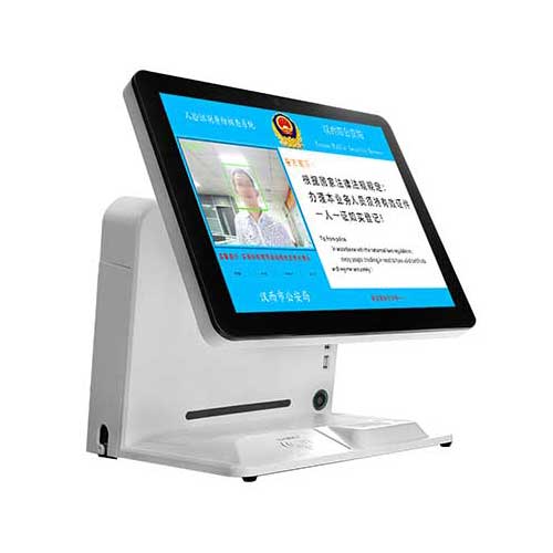 人脸识别人证比对单屏一体机V-6800