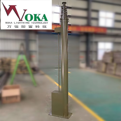 10米越野车升降避雷针 8米承重200kg车载升降杆天线桅杆