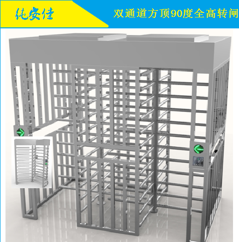 4柱圆柱超市感应门