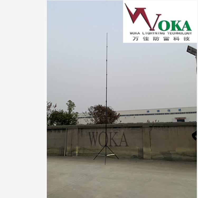 4米碳纤维手动升降杆 20米手摇碳纤维升降杆避雷针