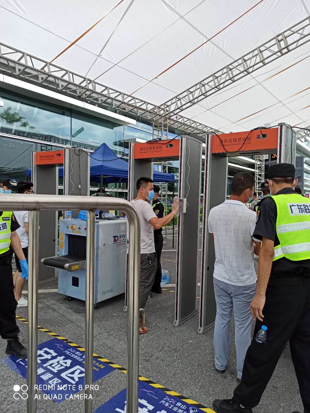 云浮人体测温安检门租赁