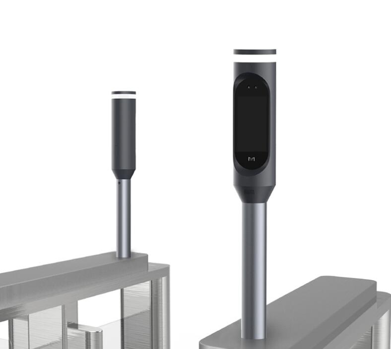 魔点MS4智能人脸闸机柱 人行通道闸立柱 广州中控