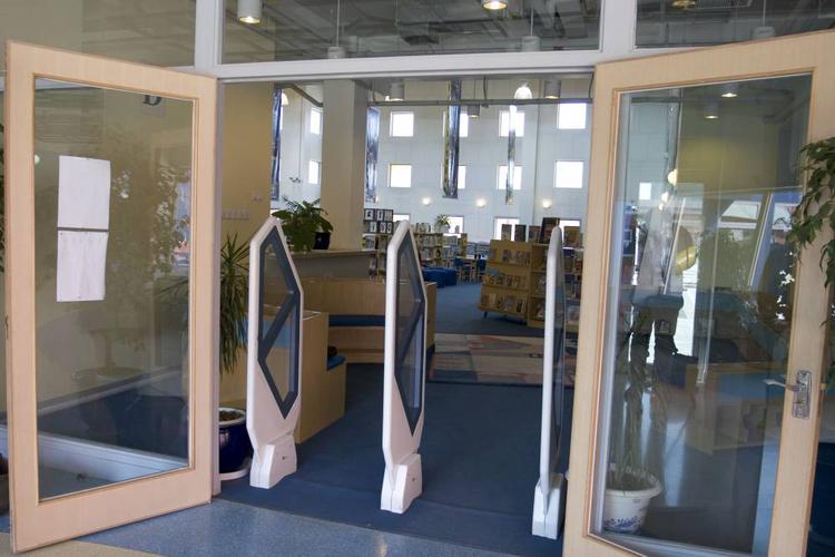 武汉图书馆防盗仪 阅览室图书防盗通道门