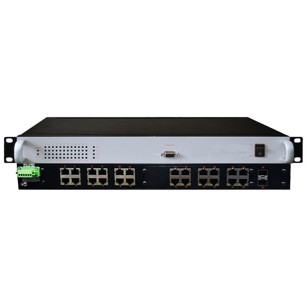 KNEWLINK纽琳克CCLK6626网管型工业级千兆26口IEEE1588同步时钟交换机