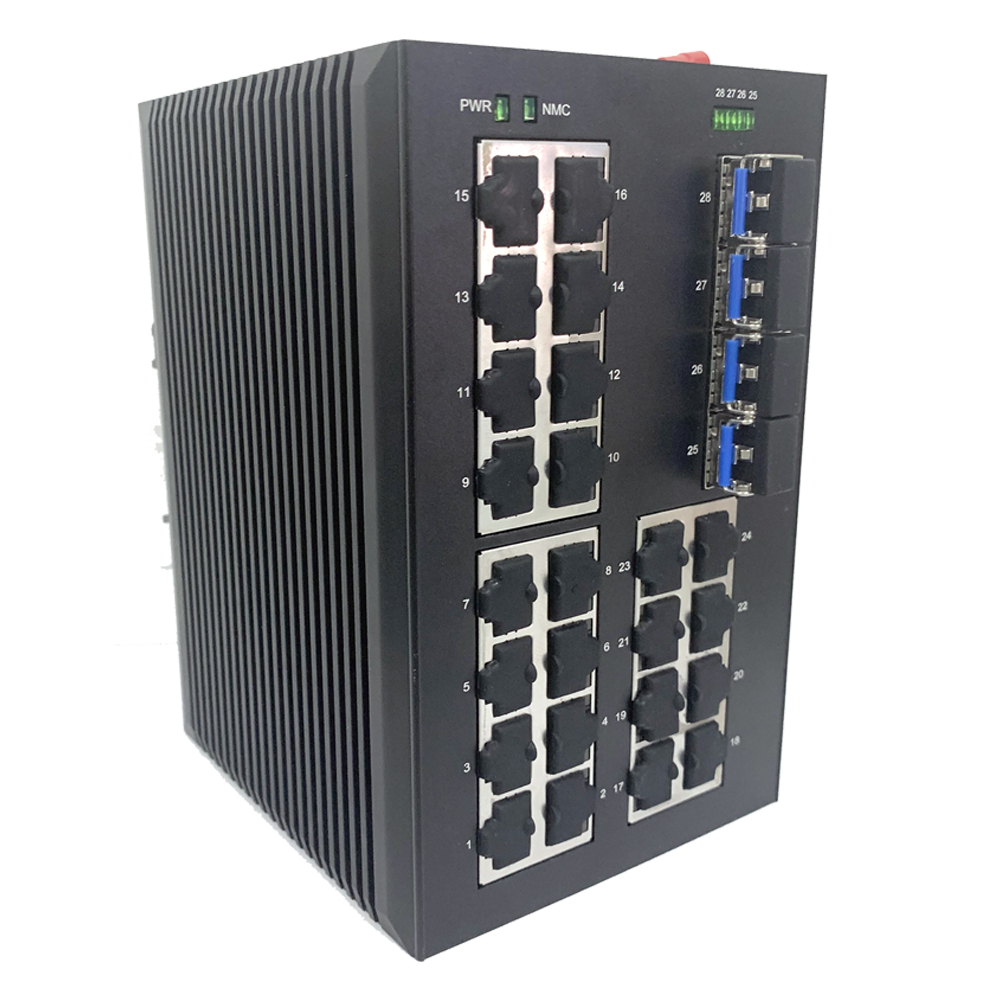 KNEWLINK纽琳克KLM5528G导轨式交换机