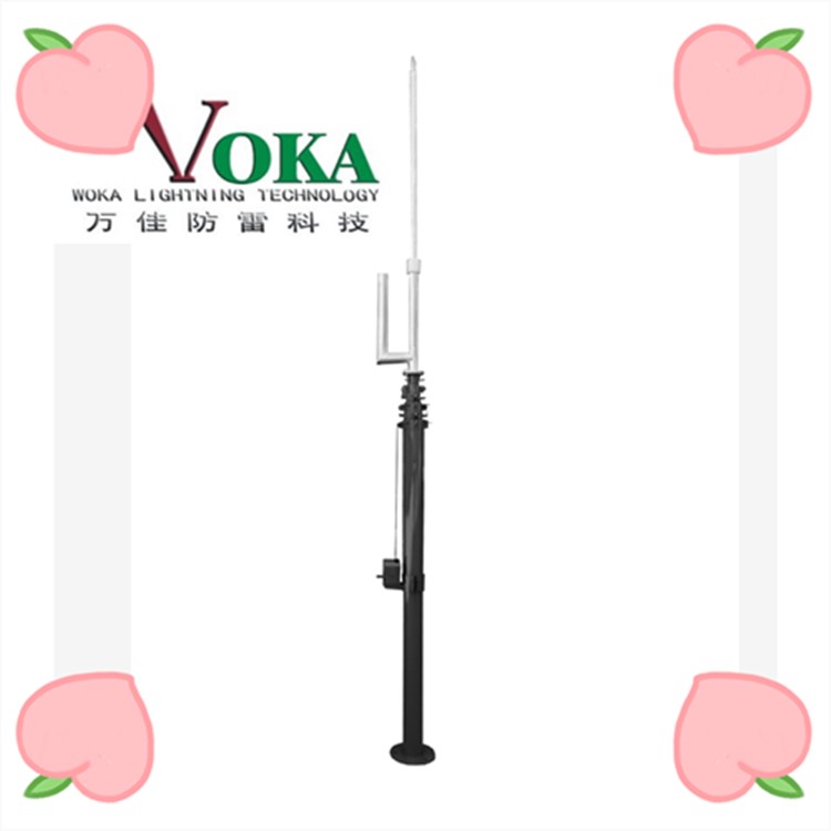 便携式移动升降天线支架 碳纤维云台升降杆 车载监控器升降杆