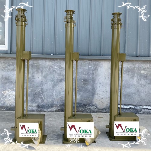 手动天线升降杆 便携式移动升降支架 可拆卸云台升降杆