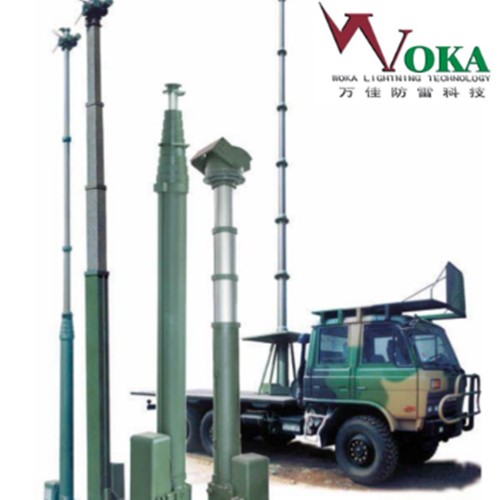 电动通信天线升降杆 车载方舱手摇天线升降杆 碳纤维手摇升降杆