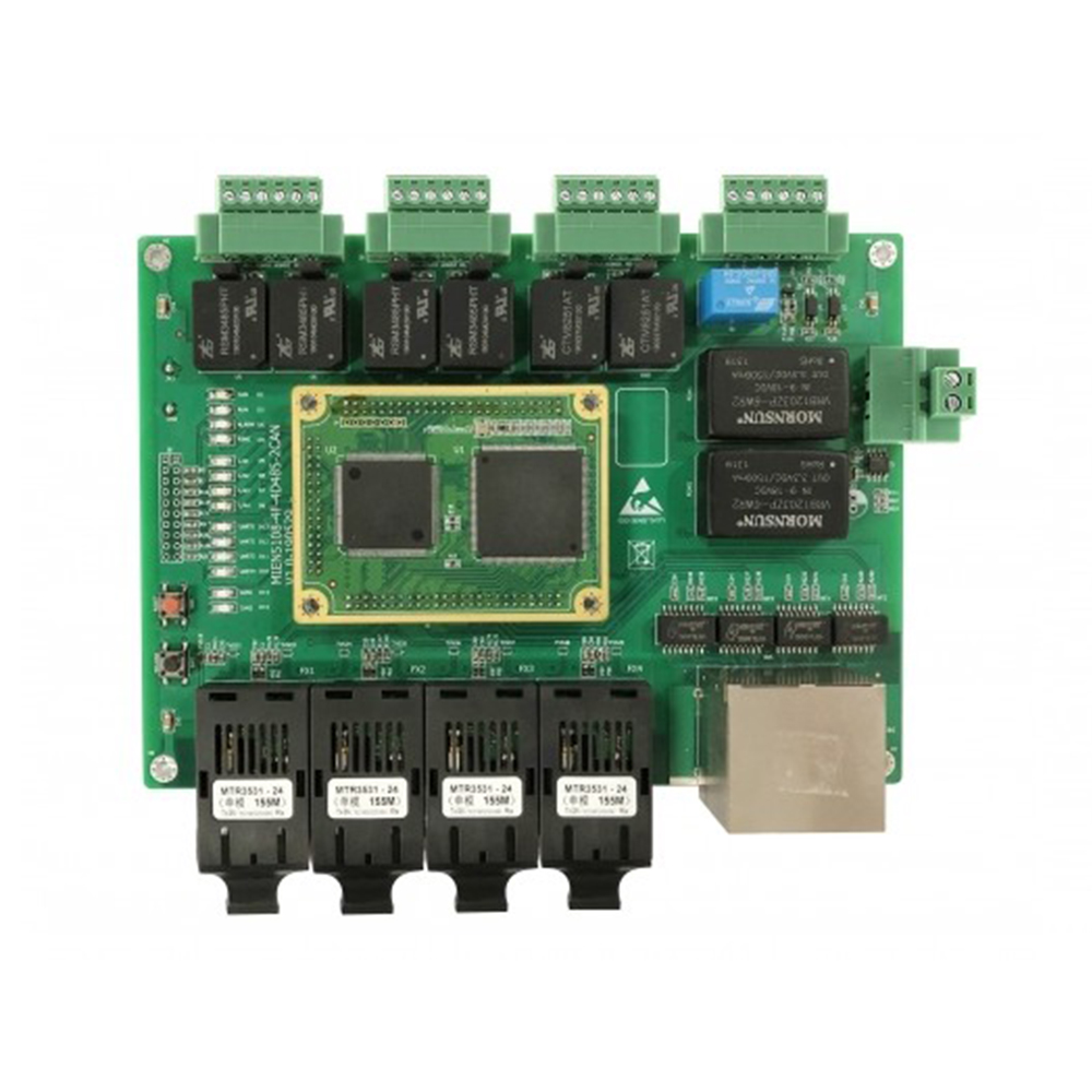 KNEWLINK纽琳克KNEW9718工业8百兆口4数据口二层嵌入式网管型以太网交换机