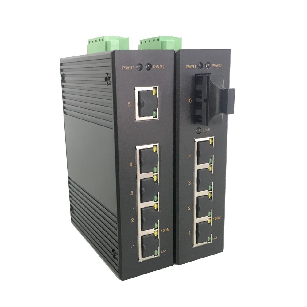 KNEWLINK纽琳克KLM5505A工业级5口卡规式以太网交换机