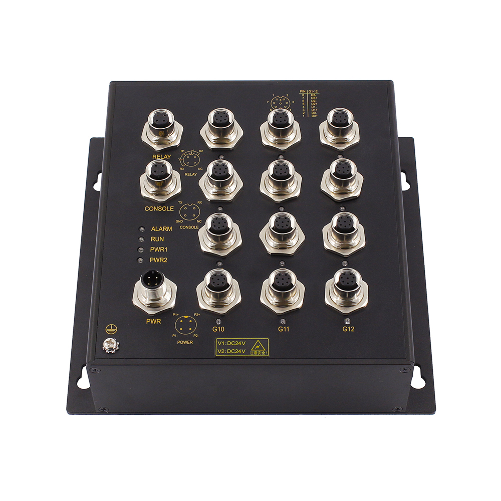 KNEWLINK纽琳克Penticos2012二层千兆12口网管型车载工业以太网交换机