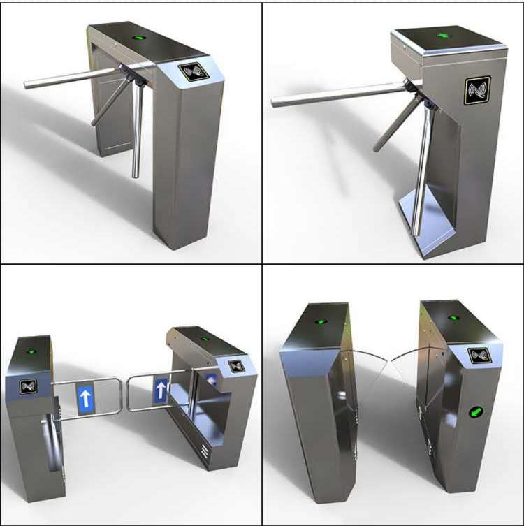 智能豪华摆闸 人行通道闸安装公司 广州中控