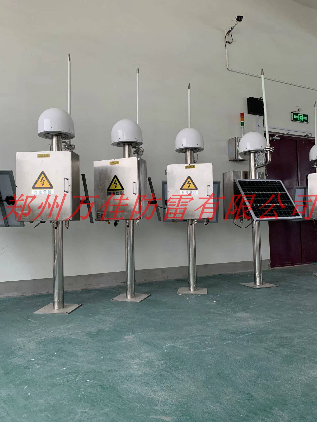 蜂窝状雷电预警系统，中海油库雷电预警系统