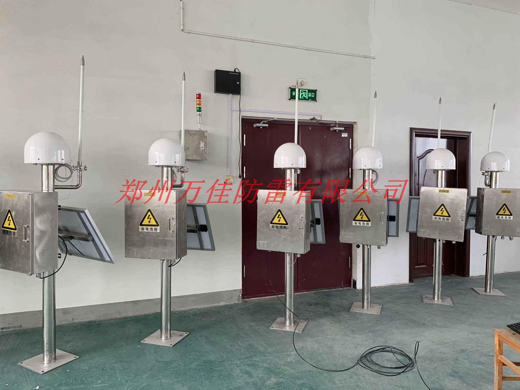 燃气储库雷电预警系统，电子式大气电场仪