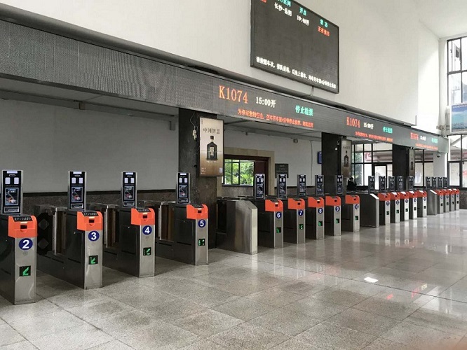 车站实名制检票闸机人脸识别闸机人证核验闸机