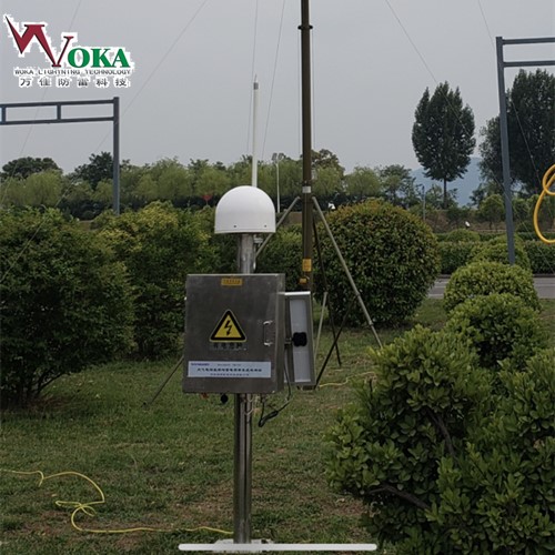 大型油库基地的雷电临近实时探测器 智能雷电预警防雷击系统