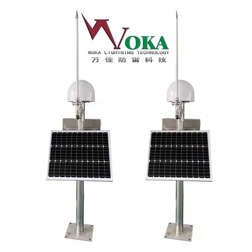 加油站综合防雷雷电预警装置 远程在线智慧监控预报雷电信息